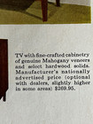 1962 Motorola Tv Television Original Print Advertising Danish Modern Mcm Atomic