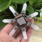 1pc Natural Clear Quartz Energy Generator Crystal Point 7chakra Stones Healing
