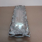 Arthur Court Grape And Vine 18 Inch Aluminum Serving Tray No Box