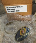 Foster s Beer Metal Tap Plate   Clamp Pub Bar Exc Cond Brand New In Box