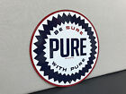 Pure  Oil Gasoline Racing Vintage Sign 