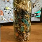 Vintage Modern Mixed Jewelry Lot 5lbs Multicolor Craft Repair Mystery Jar