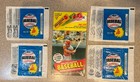 1980 Topps Baseball Empty Wax Box   7 Wrappers 4 Pack Variations Houston Astros