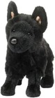 Harko Black German Shepherd Dog Plush Stuffed Animal