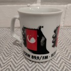 Rare Lot Of 4 Vintage Kcrw 89 9 Fm Radio La Npr Coffee Cups Mugs