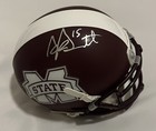 Dak Prescott Signed Mini Helmet Jsa Coa Mississippi State Bulldogs Cowboys