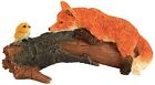 Miniature Fairy Garden Playful Red Fox With Bird To 4277 Gnome Hobbit  Figurine