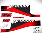 Mercury 225 Hp Outboard Reproduction Decals Sticker Set 824105a00  Red