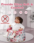 Removable Breathable Seat Cover For Bumbo   Nuby Seats  Red Floral Design