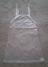 Vintage Her Majesty Girl s Nylon Full Slip Adjustable Lace Trim Size 8  Slip