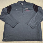 Virginia Tech Hokies Sweater Men Xxl Team Issue Nike Dri Fit Sideline Coach Ncaa