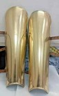 Medieval Knight Leg Pair Greaves Armor Set Steel Gothic Larp Warrior Legs
