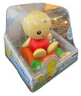 Bobble Head Tomy Nohohon Sunshine Buddy Red Blue Baby Solar Power Happy Face 03 