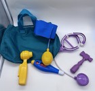Fisher Price Pretend Play Doctor Medical Kit Set  Nurse Patient Toy Vintage 90s