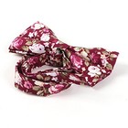  Men s Cotton Floral Printing Bow Tie Cb059