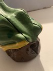 Vintage Reproduction Cast Iron Mechanical Two Frogs Coin Bank   8  L