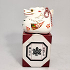 Japanese Clay Bell Dorei Zodiac Dragon Pottery Lucky Charm Art Okimono Decor D10