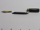 Lot Of 10 Two Tone Medium Fountain Pen Nib Assembly- Iridium Germany-e