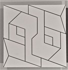 Richard Rc Newman 1968 Pr Plastic Op Art Hanging Geometric Lucite Vintage Signed