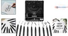 Calligraphy Brush Pens Set Of 10 Black Ink Quick Drying For Art And Lettering