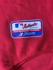 Vtg Anaheim Angels Mlb Majestic Red Practice Jersey Men   s Xl