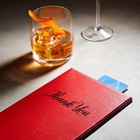 Juvale Server Books - Pvc Restaurant 5 5 Inches X 10 5 Inches  Bright Red