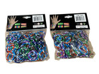 Diy Loom Bands Rubber Bracelet Kit Lot 2 Packs 300pc Colorful Craft Bands Kids