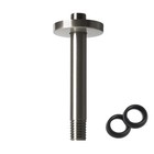 8 Inch Shower Arm With Flange  Ceiling Mounted Shower Brushed Nickel 8 Inch