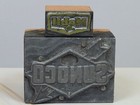Automobilia Sunoco Mobil Vintage Letterpress Printing Block Advertising Logo Lot