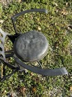 Antique 1890s Art Deco Industrial Metal Dental Chair Adjustable Reclines Medical