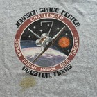 Sally Ride   Ride Estate Signed Coa   Her Worn Nasa Sts-7 Mission Patch T-shirt