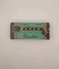 Vintage Arrow S-66 Staples Carton With 9 Boxes Of 1200 Staples  35 Teal Box