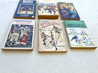 6 Assorted Vintage Sports Paperback Books 1961-1978 hockey football globetrotter