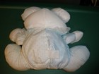 Vintage Fisher Price Puffalump Mouse Bear Plush White Pink Blue Rattle  su153 