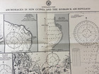 Vintage Hydrographic Chart Anchorages In New Guinea And Bismarck Archipelago Ww2