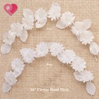 2 -3  Satin Burlap Foam Rose Bud Flower Applique Wedding Bridal Bouquet 12-96pcs