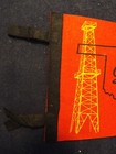 Vintage 1960s Sooner State Of Oklahoma Pennant Banner Flag 26  Oil Rig Pretty