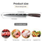 8  Chef s Knife Japanese Damascus Stainless Steel Kitchen Slicing Knife W  Box