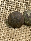 Four Dug Civil War Eagle General Service Cuff Buttons Complete With Shanks N  Ga