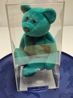 Ty Beanie New Face Teal Teddy Authenticity 1st Generation - Free Delivery