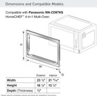 Nn-tk81kcs 24  Microwave Trim Kit Nn-cd87ks 1 2 Cu Ft Microwave Oven Stainless