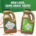 Tabasco   Brand Green Jalapeno Pepper Sauce  Mild Hot 64 Fl Oz  pack Of 1 