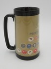 Vintage 1969 Nfl Afl Football Thermo-serv Tall Plastic Coffee Mug Cup 50th Anniv