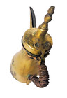 Dalla Brass Coffee Islamic Antique Copper Pot Arabic Middle Eastern Bedouin Old