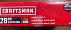 Craftsman 28pc Sae mm 1 2  Drive Impact Bit Socket Set Cmmt42031 New Open