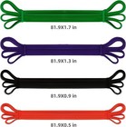 Heavy Duty Resistance Bands  set Of 4   Exercise Pull Up Assist Fitness Workout