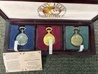 Vtg Disney Mickey Mouse Collect Pocket Watch Set Of 3 Limited Edition  995 1000