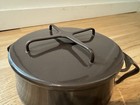 Brand New  Dansk Kobenstyle Chocolate Brown 2 Qt Enamel Dutch Oven Pot With Lid