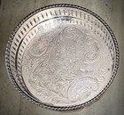 Reed   Barton Vintage Silver Plate Art Deco 1930 Wine Bottle Coaster