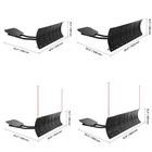 Uimoso Universal Utv Atv Snow Plow Blade Kit 48  60  43    60    72  Adjustable